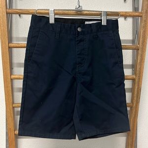 Volcom Boys Frickin Chino Short Navy Size 7X